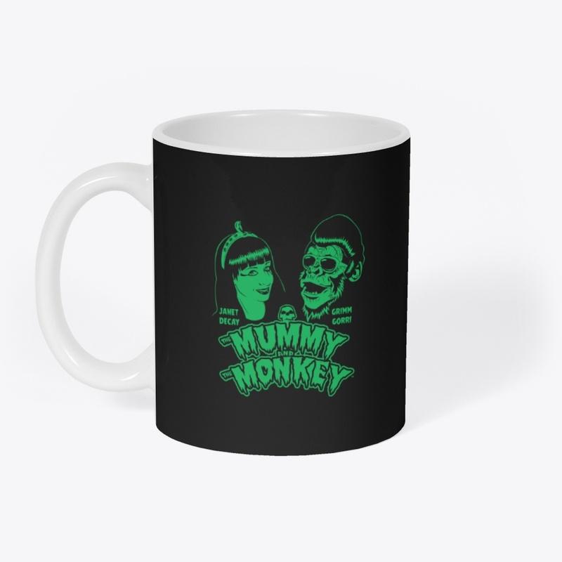 The Mummy And The Monkey Green Logo