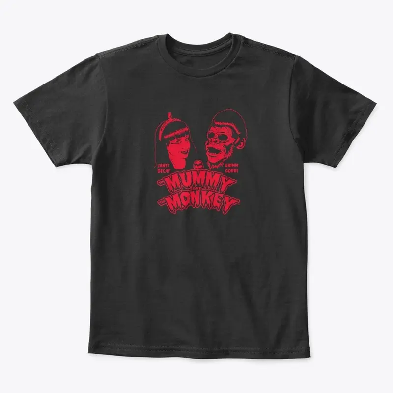 The Mummy And The Monkey Red Logo