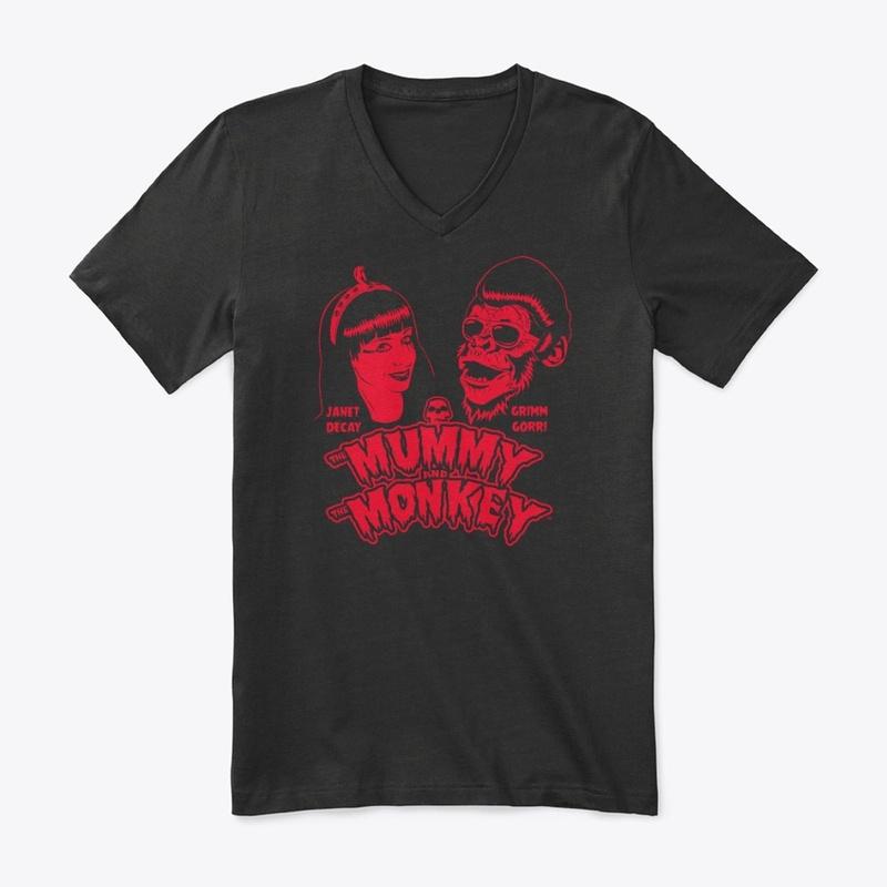 The Mummy And The Monkey Red Logo