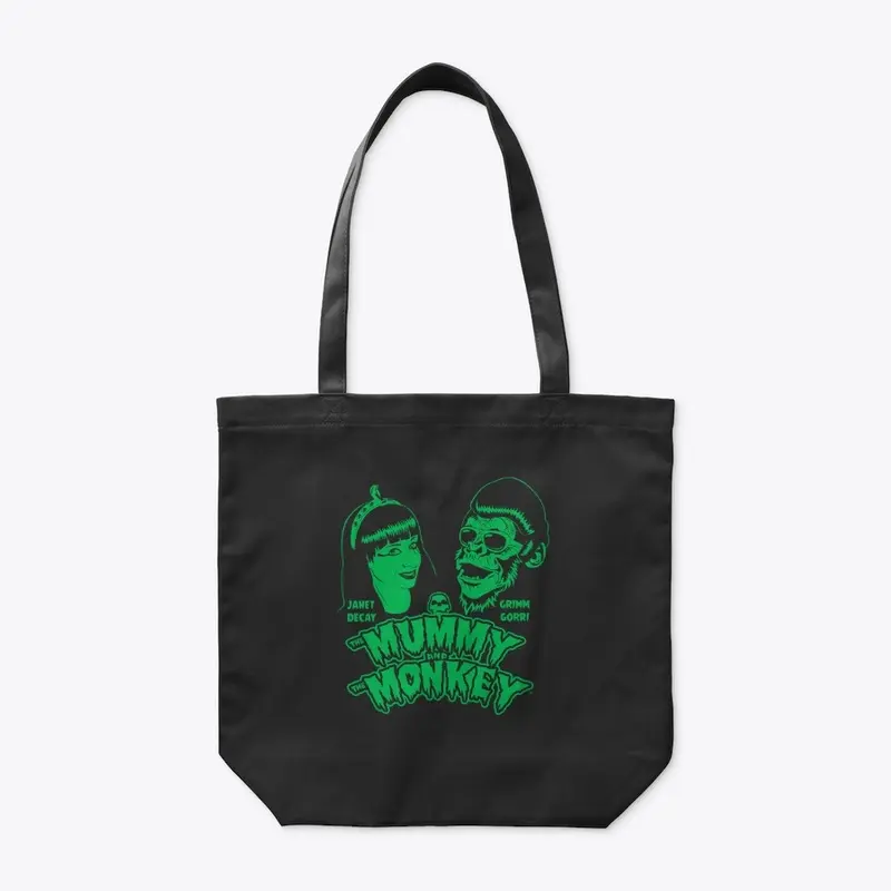 The Mummy And The Monkey Green Logo