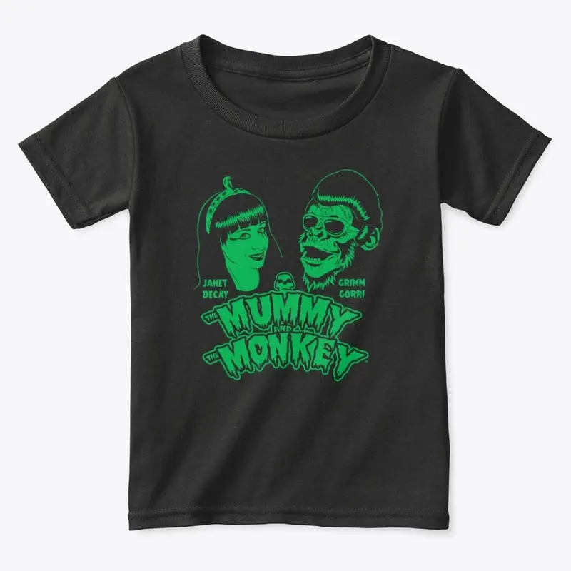 The Mummy And The Monkey Green Logo