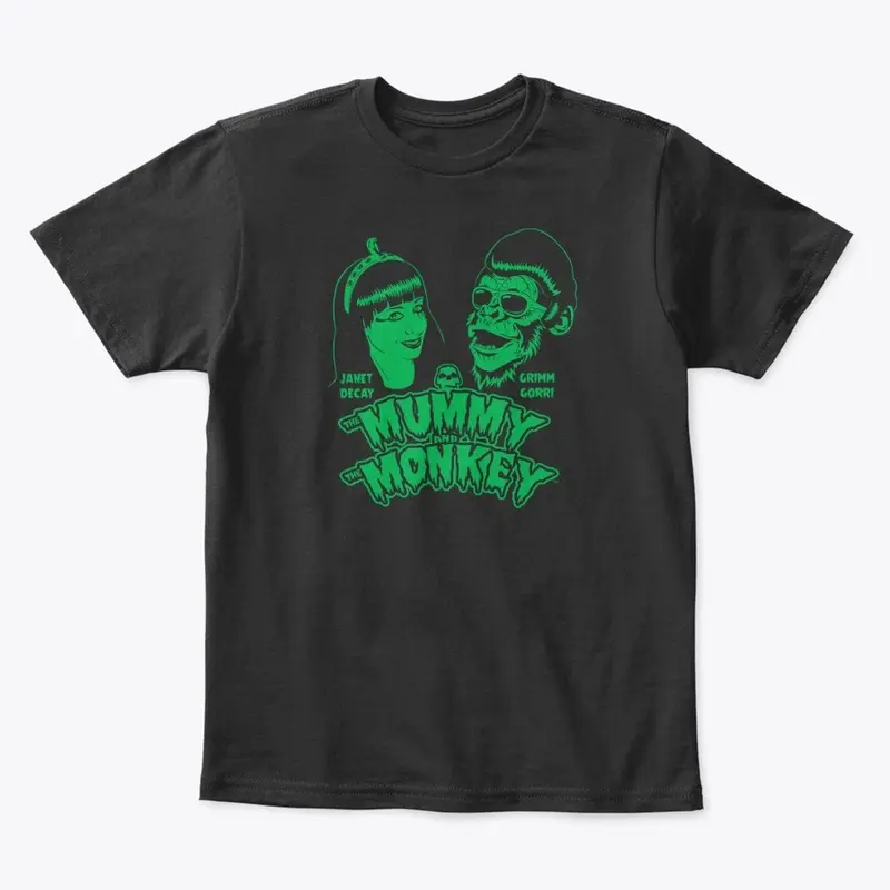 The Mummy And The Monkey Green Logo