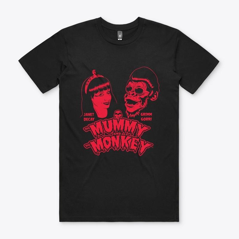 The Mummy And The Monkey Red Logo