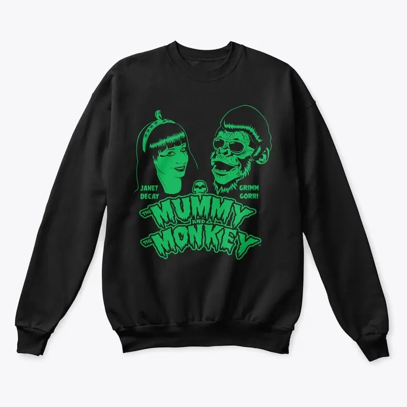 The Mummy And The Monkey Green Logo