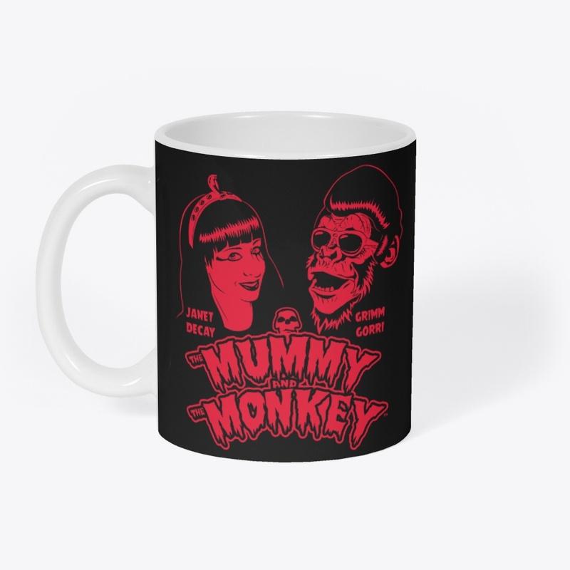 The Mummy And The Monkey Red Logo