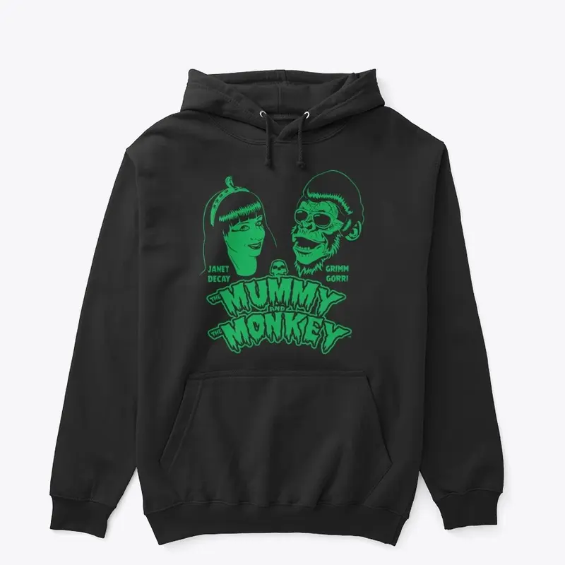 The Mummy And The Monkey Green Logo