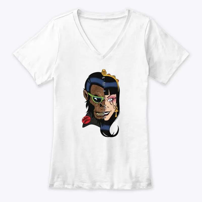 Franken Mummy And Monkey Tat Design