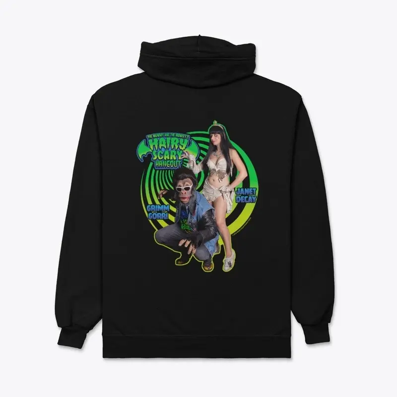 Mummy Monkey Zip Up Hoodie