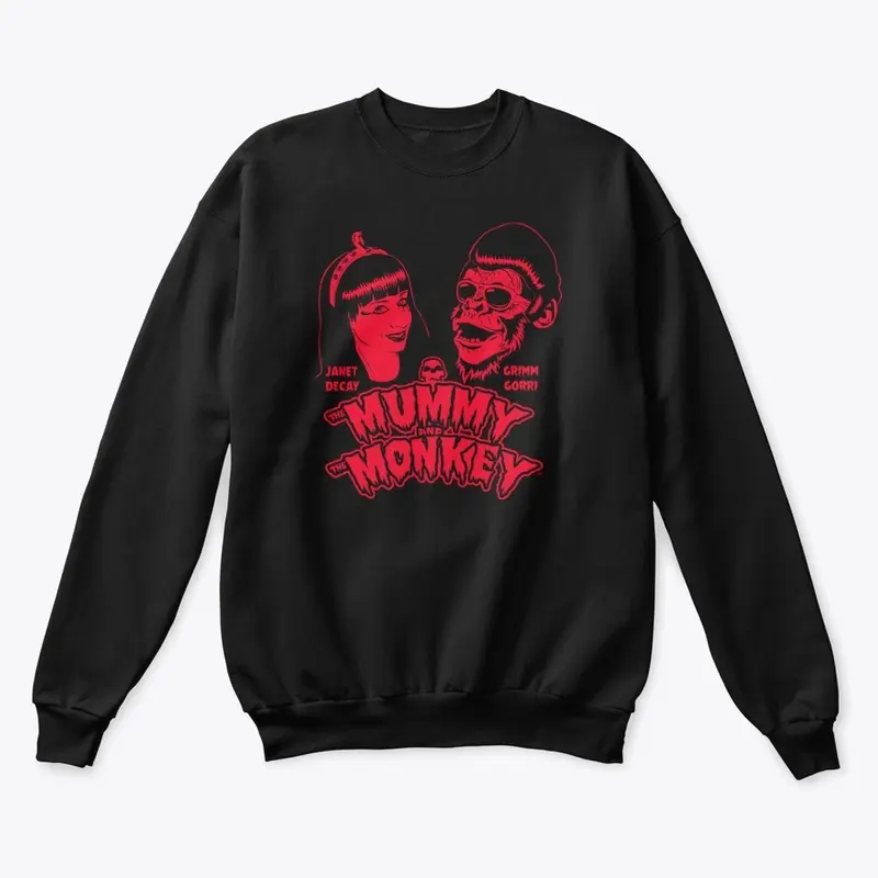 The Mummy And The Monkey Red Logo