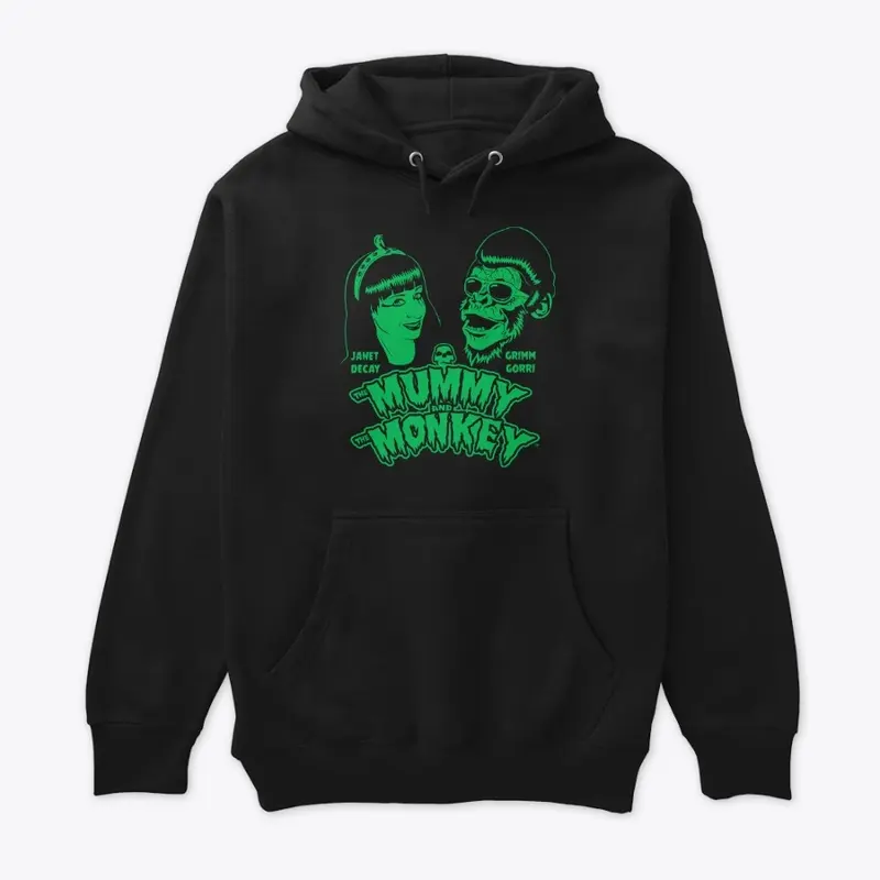 The Mummy And The Monkey Green Logo