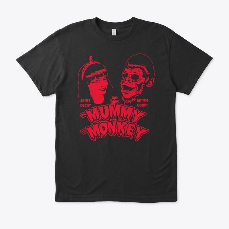 The Mummy And The Monkey Red Logo