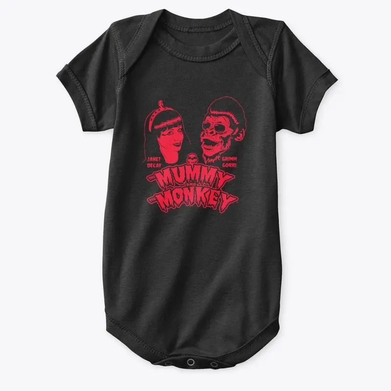 The Mummy And The Monkey Red Logo